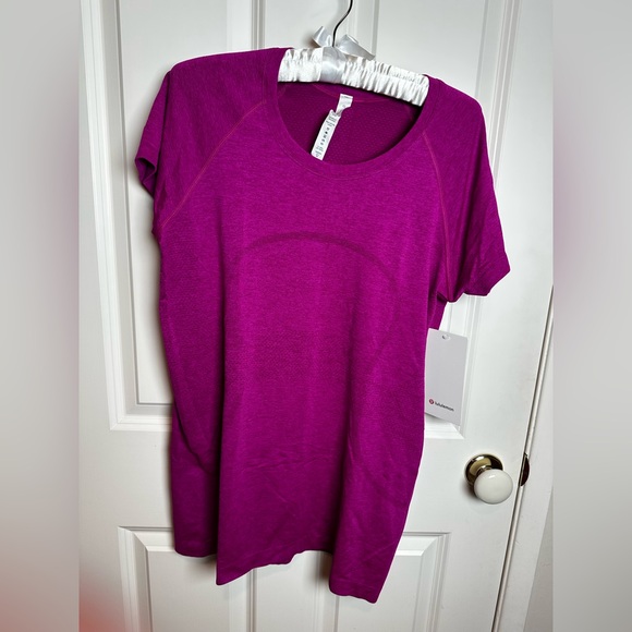 lululemon athletica Tops - lululemon athletica Magenta swifly tech Short Sleeve Tee